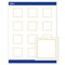 Avery Printable Square Cards, Gold Border with Gold Dots, 2" x 2", Matte White Square Cards, Laser/Inkjet, 120ct, Great for Business Cards